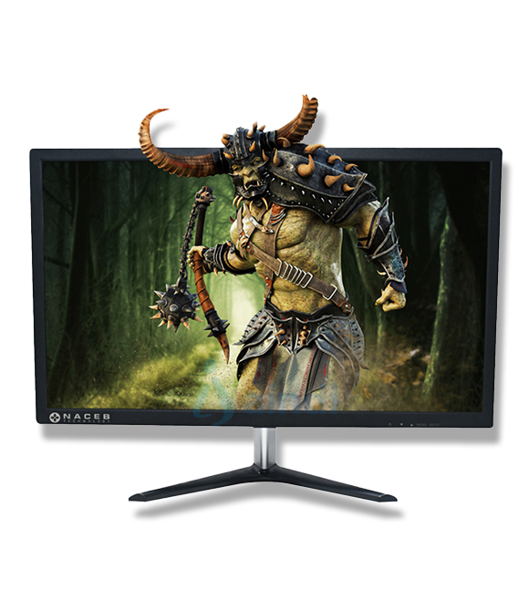 Monitor Gaming Naceb NA-628 LED 21.5'', HD, Negro
