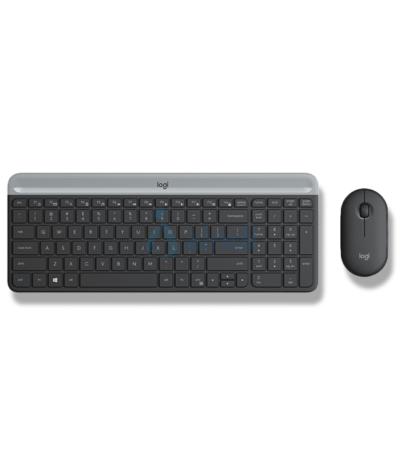Kit de Teclado y Mouse Logitech MK470, RF Inalámbrico, USB, Negro/Grafito