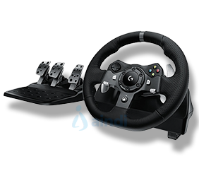 DRIVING FORCE Logitech Kit de Volante/Pedales G920, Alámbrico, USB, Negro, para PC/Xbox One