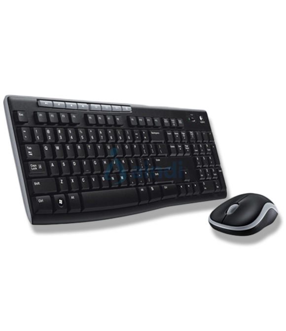 Kit de Teclado y Mouse Logitech MK270, Inalámbrico, USB, Negro (Español)