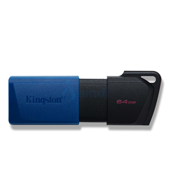 Memoria USB Kingston DataTraveler Exodia M 64GB USB 3.2 Gen 1 - Color Negro-Azul