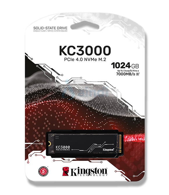 Unidad de Estado Sólido Kingston KC3000 1024GB PCI Express 4.0