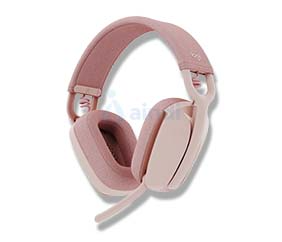 Logitech Zone Vibe 100 Audífonos diadema inalámbricos recargables con control de audio rosa 981-001223