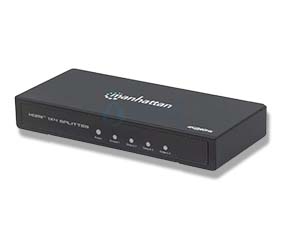 Manhattan 207805 Adaptador Video Splitter HDMI 4K a 60Hz 4 Puertos Negro