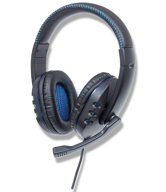 Audífonos Manhattan Gaming con Micrófono USB - Color Negro