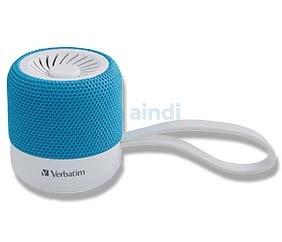 Verbatim Bocina Mini TWS Inalámbrica Bluetooth Verde Azulado 70231