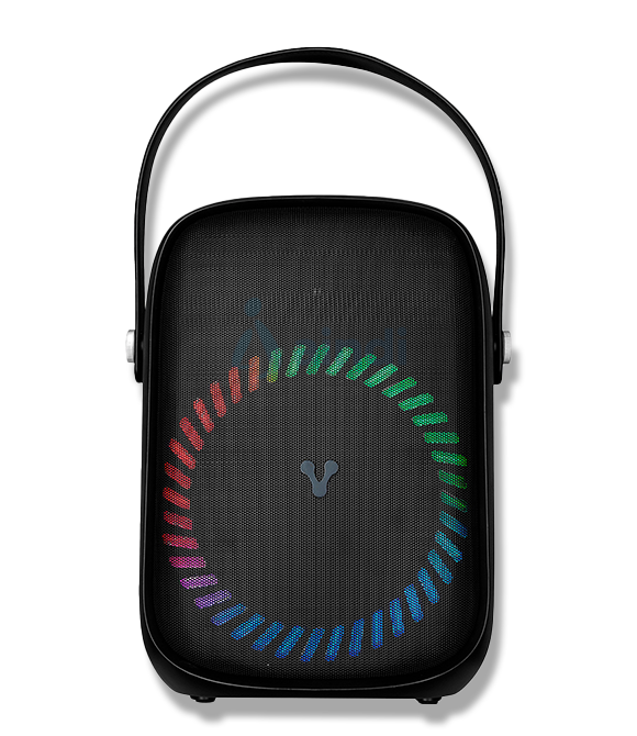 Mini Bafle Vorago KSP-455 40 W Recargable 1 Micrófono Inalámbrico C/Correas TWS IPX5 Bluetooth