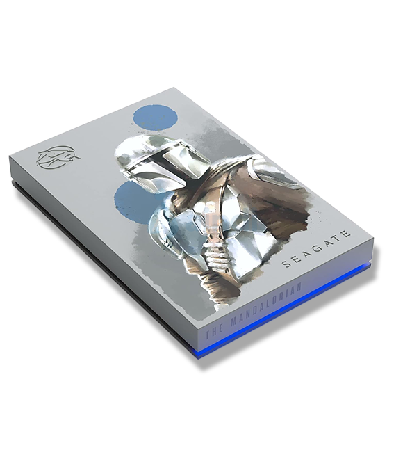 Disco Duro Externo Seagate FireCuda 2TB 2.5" USB 3.0 Edicion StarWars The Mandalorian RGB para PC MAC PS4/5 Xbox One X/S