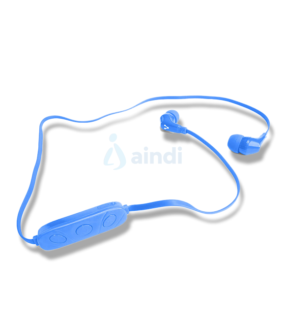 AUDIFONOS VORAGO EPB-103 BLUETOOTH MANOS LIBRES C/VOL AZUL