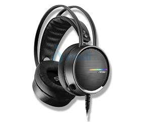 Diadema Vorago Gamer HS-502 Micrófono RGB Conector 3.5mm Color Negro