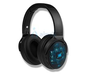 Diadema Vorago Start The Game HPB-401-LED - Bluetooth Manos Libres, Conector 3.5mm, Plegables, Color Negro