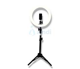 Aro de Luz Game Factor LGR300 - 26 cm para Streaming con Temperatura de Color Ajustable (Cálido y Frío) - Conexión USB
