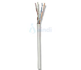Intellinet 334136 Bobina Cat 6 UTP 305 m sólida gris 100% cobre