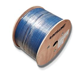 BOBINA,INTELLINET,705042, CAT 6A SFTP 305M SOLIDA AZUL, 100% COBRE