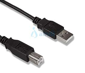 Cable Manhattan USB A-B Económico Negro de 1.8 m Modelo 342650