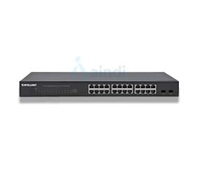 Intellinet Switch 24 Puertos Gigabit Ethernet con 2 Puertos SFP Montaje en Rack 19" 561044