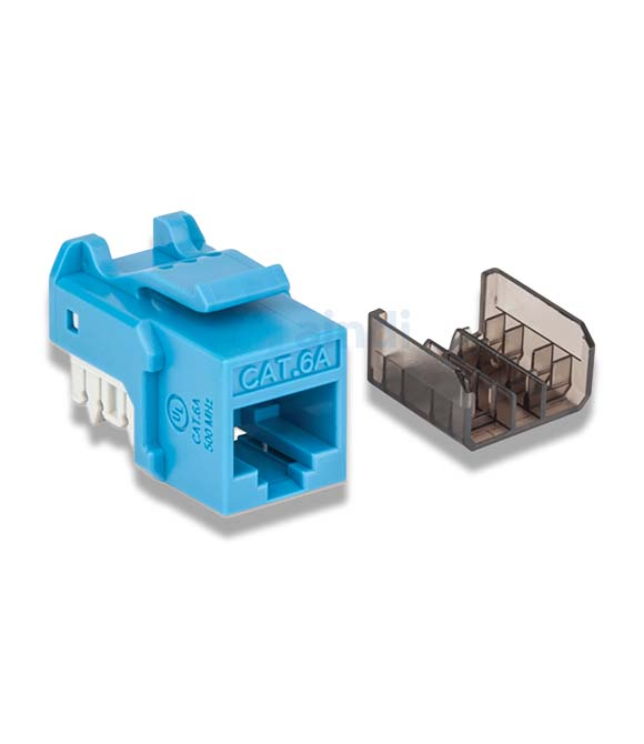 Jack Intellinet Cat 6 de Impacto(Keystone) Color Azul
