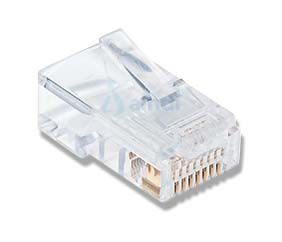 INTELLINET Plug modular RJ45 Cat 6 UTP multifilar 15 micras - 100 piezas - 502344