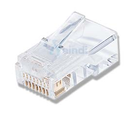 INTELLINET Plug modular RJ45 Cat 5e UTP sólido 15 micras Bote c/100 piezas | 502399