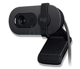 Webcam logitech brio 100 full hd 1080p 30fps 2mp micrófono usb-a grafito