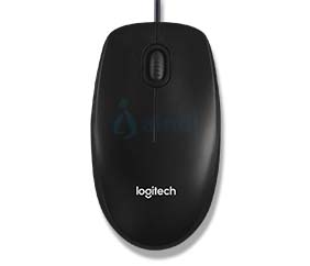 Mouse Logitech M100 910-001601, negro, 3 botones, alámbrico, óptico, 1000 DPI