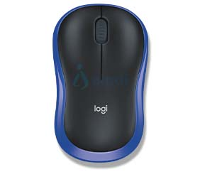 Logitech M185 Mouse inalámbrico negro 3 botones RF Wireless+USB - 910-003636