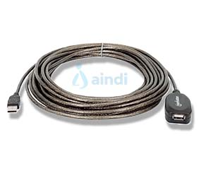 Manhattan Cable USB 2.0 Alta Velocidad Extensión Activa 20m Negro - Product Key 150958