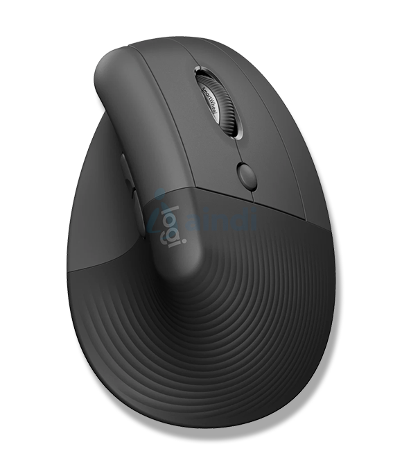 Mouse Logitech Lift Ergonómico Vertical 1000dpi Color Grafito