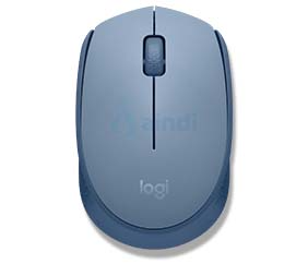 Logitech M170 Mouse Inalámbrico Plug-Play 1000 dpi Gris Azulado - 910-006863