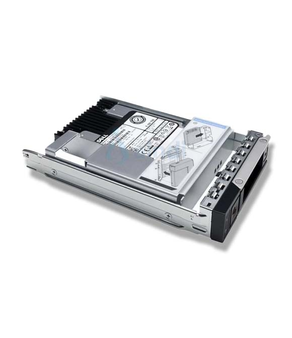 Disco duro Dell SSD 960GB SATA RI 6Gbps 512e  2.5" con Portadora Híbrida 3.5" Hot-plug