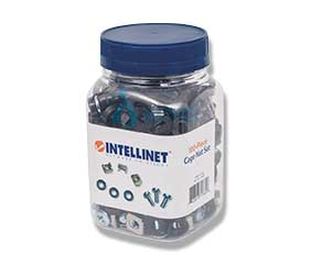INTELLINET Tornillos M6 con tuerca enjaulada, juego de 100, product key 713658