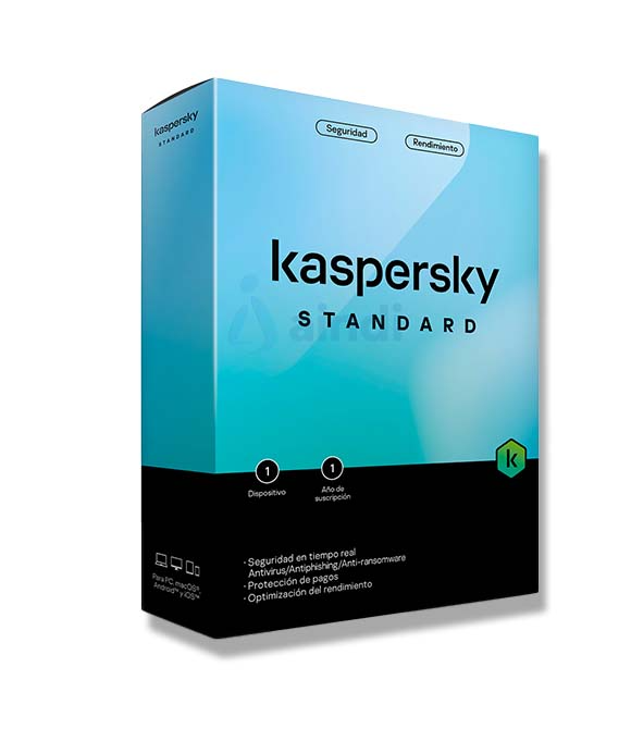 Licencia Antivirus Kaspersky Standard 1 Año 1 Dispositivo