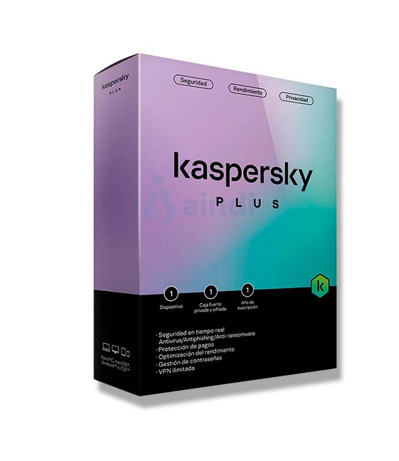 Licencia Antivirus Kaspersky Plus - 1 Año para 1 Dispositivo