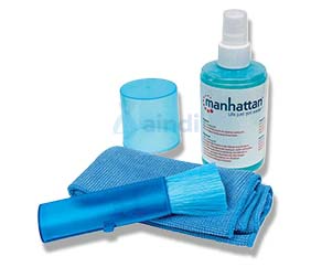 Manhattan Kit Limpieza para LCD 200ml con Paño y Brocha | 421027