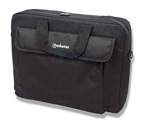 Maletín Manhattan London 438889 para Laptop 15.6" Color Negro