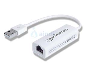 Manhattan Adaptador Fast Ethernet USB 2.0 Alta Velocidad 10/100 506731