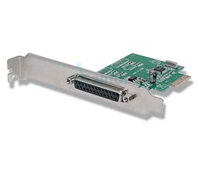 Tarjeta pci express paralelo db25 1 puerto bracket largo corto
