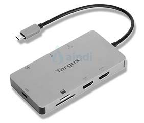 Docking Targus USB-C Dual HDMI 4K con Transferencia PD de 100W