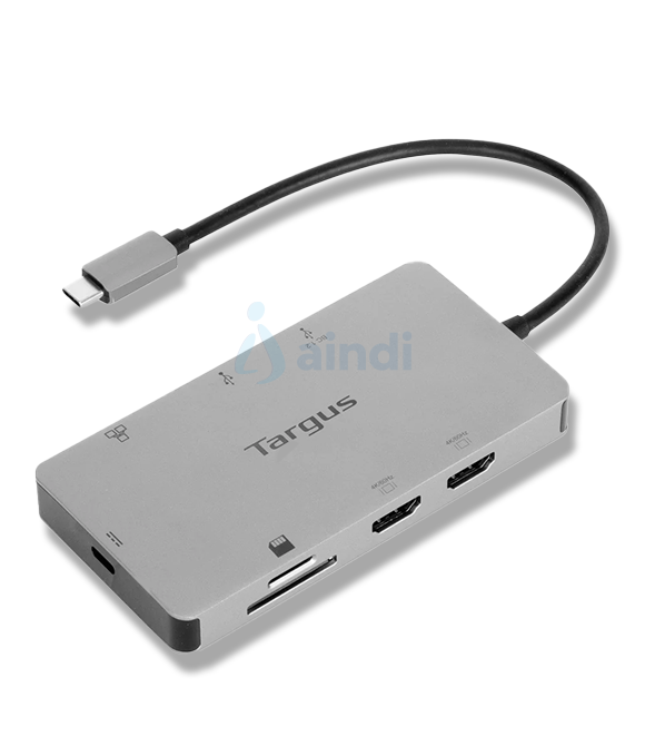 Docking Targus USB-C Dual HDMI 4K con Transferencia PD de 100W