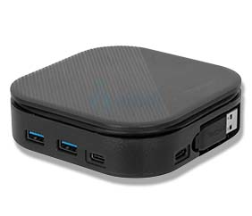 Targus DOCK116GLZ base para portátil y replicador de puertos Alámbrico USB 3.2 Gen 2 (3.1 Gen 2) Type-C Negro