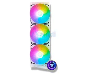 Enfriamiento Líquido Vorago Game factor LQG700 360mm RGB 3 Fan 120mm Blanco LQG700-WH