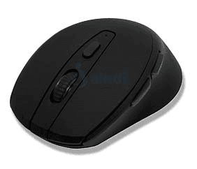 Mouse Vorago MO-306 Inalámbrico Iluminado 2400 dpi Recargable - Color Negro