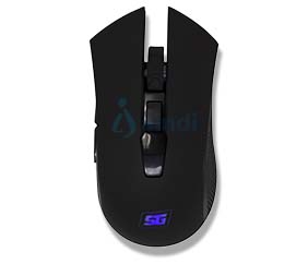 Vorago Start The Game MO-600 Mouse Inalámbrico Recargable 2400 dpi 6 Botones Negro - MO-600