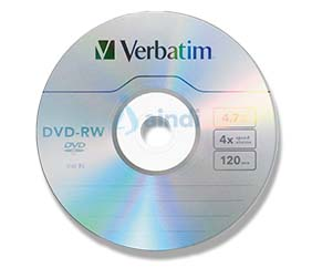 Verbatim DVD-RW 4.7GB 2X Branded 30pk Spindle 4,7 GB 30 pieza(s)