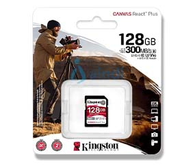 Kingston Canvas React Plus SDR2/128GB Memoria flash SDXC 128GB UHS-II U3 V90