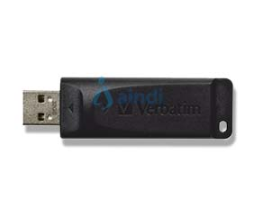 Verbatim Slider - Unidad USB de 32 GB - Negro