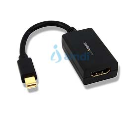 StarTech.com Adaptador Mini DisplayPort a HDMI - 1080p - Monitor/Pantalla/TV Mini DP a HDMI - Dongle Convertidor de Vídeo Pasivo mDP 1.2 a HDMI - La V