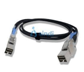 QNAP CAB-SAS05M-8644 cable Serial Attached SCSI (SAS) 0,5 m Negro