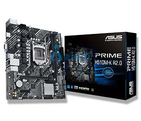 ASUS PRIME H510M-K R2.0 Motherboard micro ATX Socket Intel LGA 1200 PCIe 4.0 90MB1E80-M0EAY0