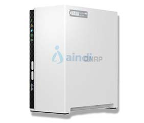 QNAP TS-233 NAS de 2 bahías SATA HDD 3,5" Núcleo Cuádruple 2.0 GHz 2 GB de RAM 1 puerto GbE Hot Swap TS-233